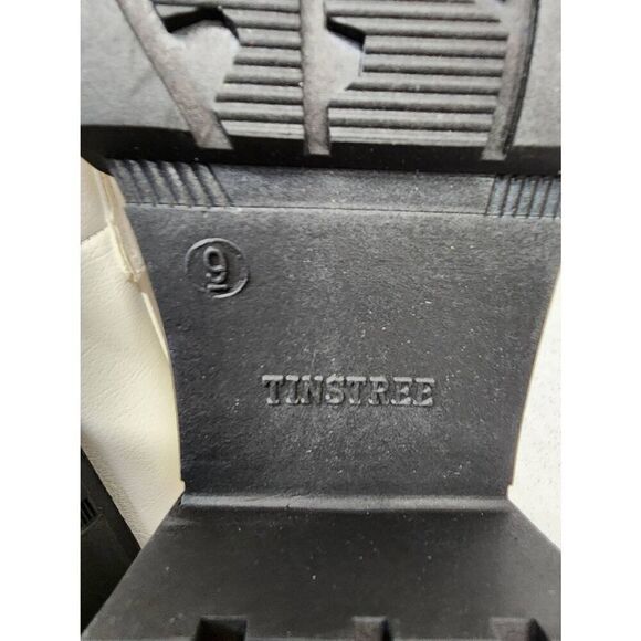 TINSTREE Size 9 Platform Loafers Chain Comfort Chunky Heel Slip On Round Toe Bus - Picture 9 of 9